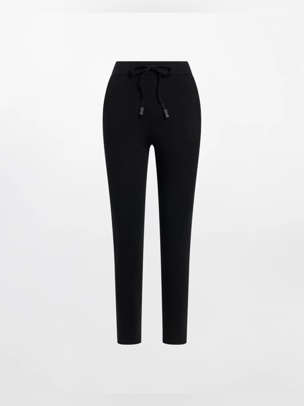 Chico’s Zenergy Cashmere Blend Tapered Ankle Pants Black Size 4 NWT XXL
